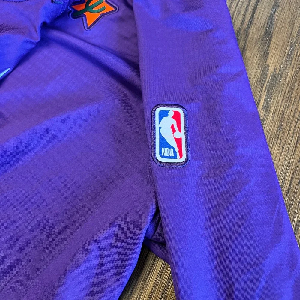 Nike Phoenix Suns Quarter-Zip Polyester Dri-FIT Athletic XXL Purple NBA Pullover